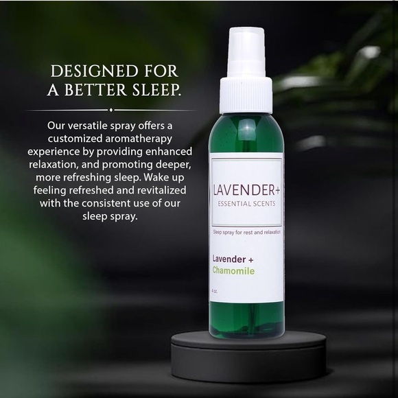 Lavender Sleep Serum for Pillows, Linens & Pajamas - Calming Chamomile Amethyst‌ - Picture 2 of 5